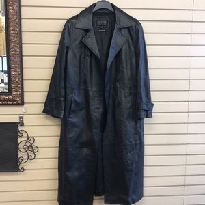 Women’s  leather trench coat